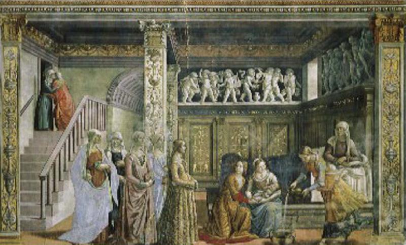 Domenico Ghirlandaio Our Lady of the birth of France oil painting art